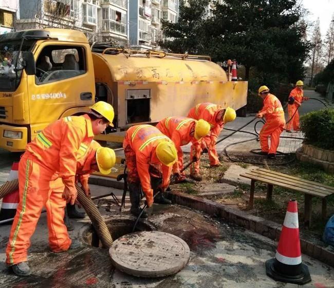 镜铁区市政管道清淤